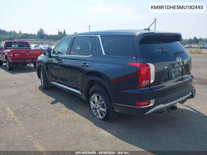 2021 Hyundai Palisade Se VIN: KM8R1DHE5MU182493 Lot: 40038489