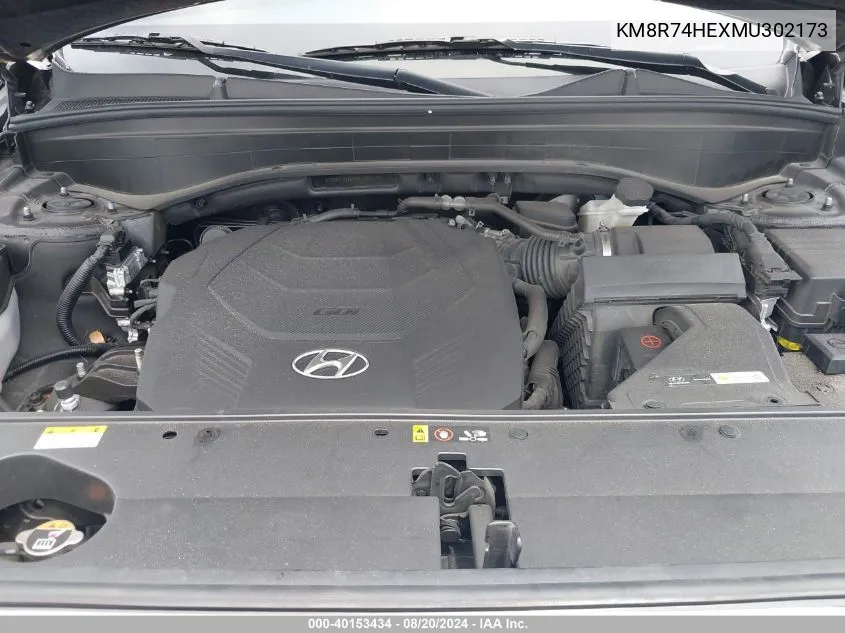 KM8R74HEXMU302173 2021 Hyundai Palisade Calligraphy