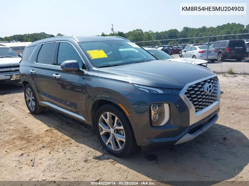 KM8R54HE5MU204903 2021 Hyundai Palisade Limited