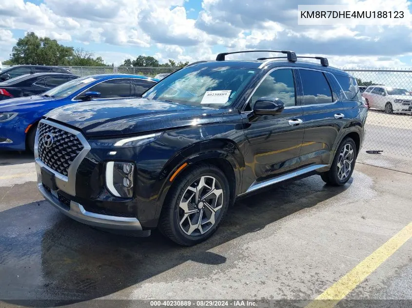 KM8R7DHE4MU188123 2021 Hyundai Palisade Calligraphy