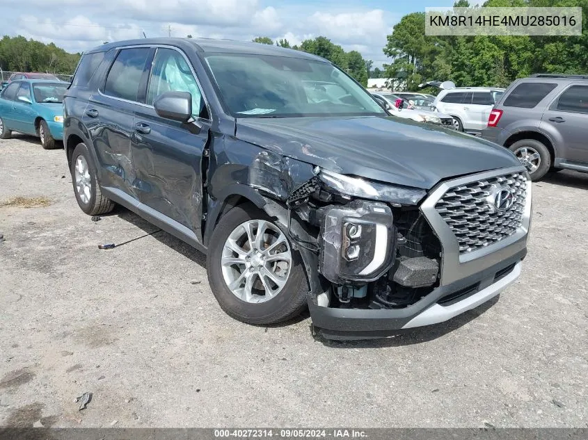 2021 Hyundai Palisade Se VIN: KM8R14HE4MU285016 Lot: 40272314