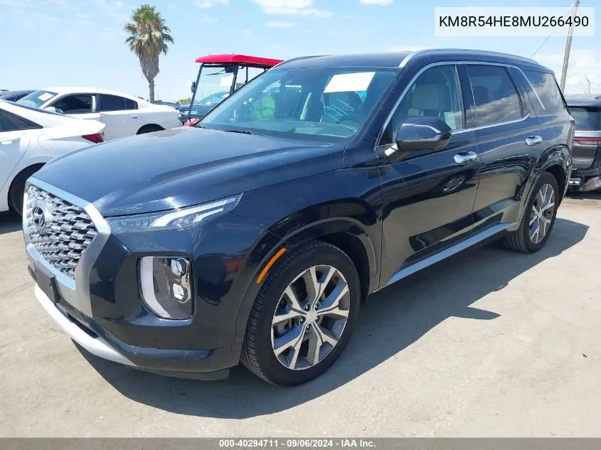 KM8R54HE8MU266490 2021 Hyundai Palisade Limited