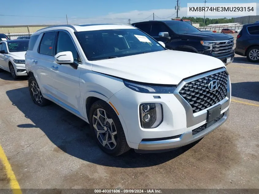 KM8R74HE3MU293154 2021 Hyundai Palisade Calligraphy