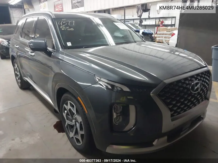 KM8R74HE4MU285029 2021 Hyundai Palisade Calligraphy