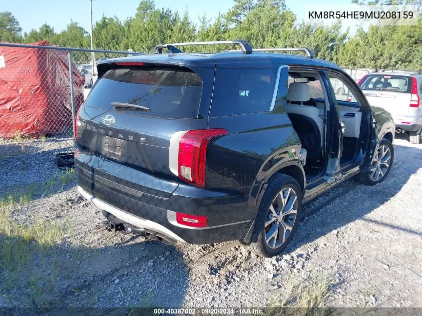 2021 Hyundai Palisade Limited VIN: KM8R54HE9MU208159 Lot: 40387002