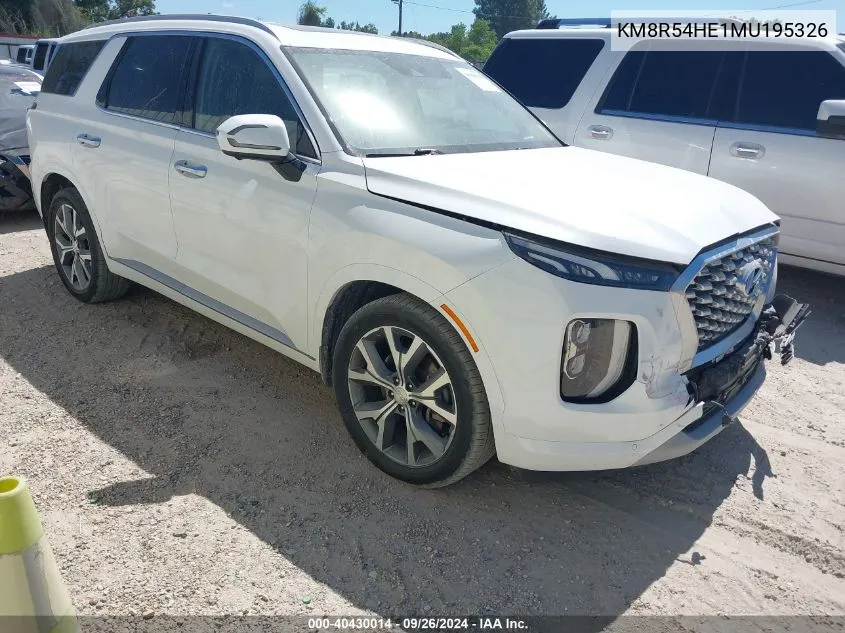 2021 Hyundai Palisade Limited VIN: KM8R54HE1MU195326 Lot: 40430014