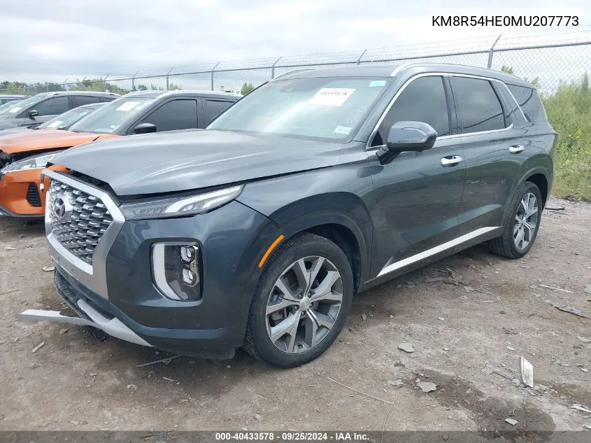 2021 Hyundai Palisade Limited VIN: KM8R54HE0MU207773 Lot: 40433578