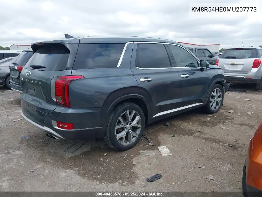 2021 Hyundai Palisade Limited VIN: KM8R54HE0MU207773 Lot: 40433578