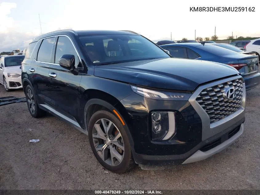 2021 Hyundai Palisade Sel VIN: KM8R3DHE3MU259162 Lot: 40479249