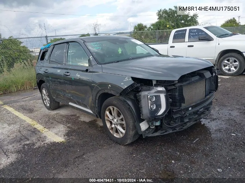 KM8R14HE4MU175051 2021 Hyundai Palisade Se