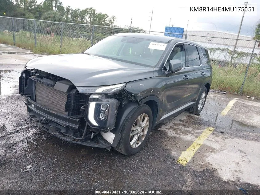 KM8R14HE4MU175051 2021 Hyundai Palisade Se