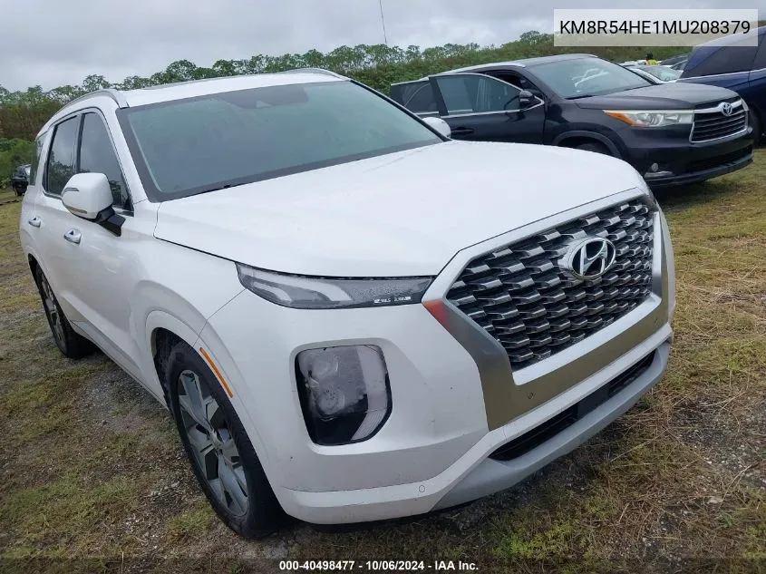 2021 Hyundai Palisade Limited VIN: KM8R54HE1MU208379 Lot: 40498477