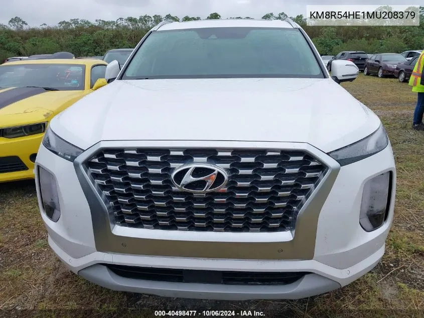 2021 Hyundai Palisade Limited VIN: KM8R54HE1MU208379 Lot: 40498477