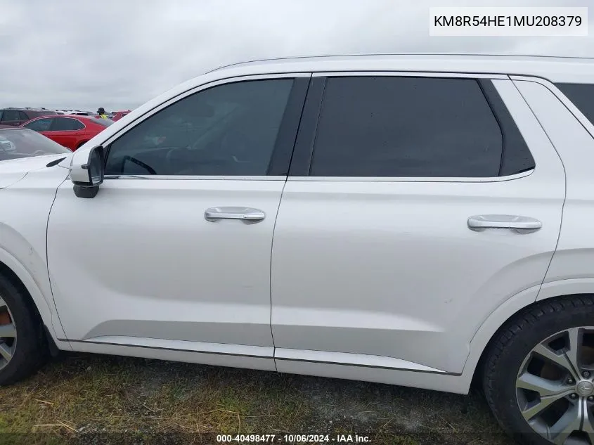 KM8R54HE1MU208379 2021 Hyundai Palisade Limited