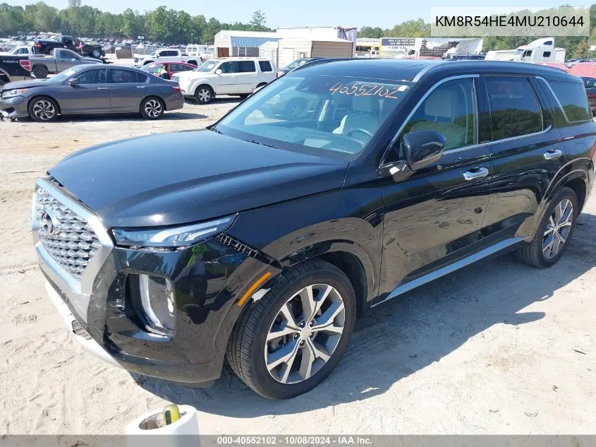 2021 Hyundai Palisade Limited VIN: KM8R54HE4MU210644 Lot: 40552102