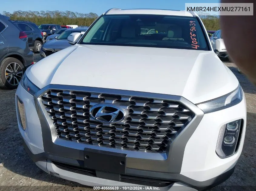 2021 Hyundai Palisade Sel VIN: KM8R24HEXMU277161 Lot: 40555639