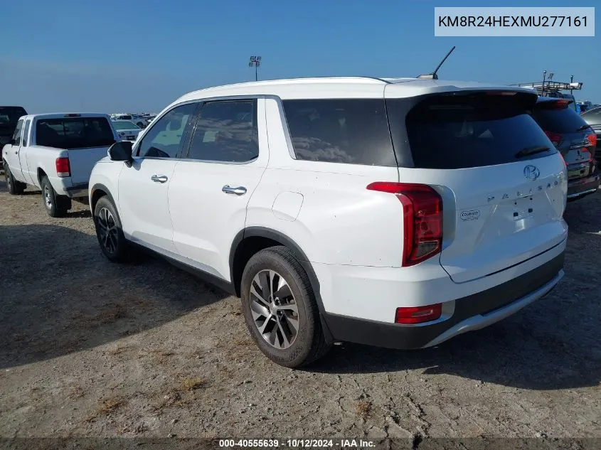 2021 Hyundai Palisade Sel VIN: KM8R24HEXMU277161 Lot: 40555639