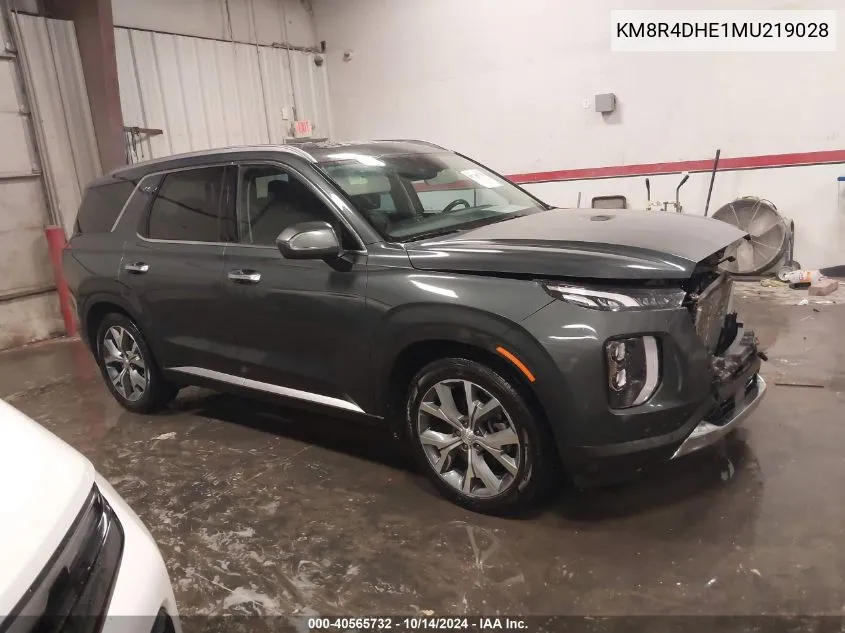 KM8R4DHE1MU219028 2021 Hyundai Palisade Sel