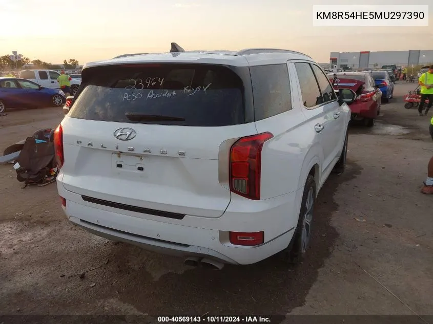 KM8R54HE5MU297390 2021 Hyundai Palisade Limited