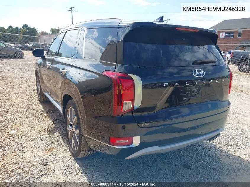 2021 Hyundai Palisade Limited VIN: KM8R54HE9MU246328 Lot: 40609114