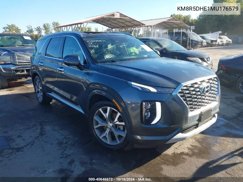 KM8R5DHE1MU176579 2021 Hyundai Palisade Limited