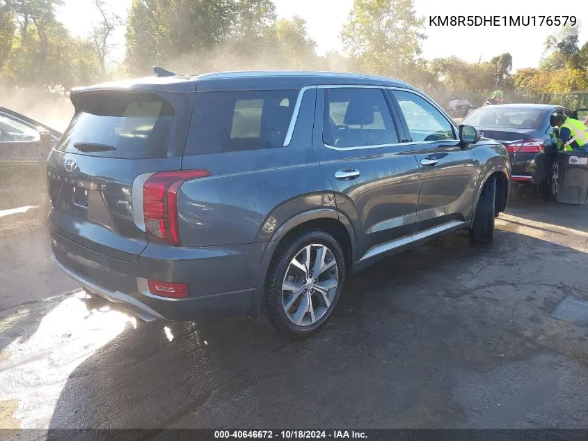 KM8R5DHE1MU176579 2021 Hyundai Palisade Limited