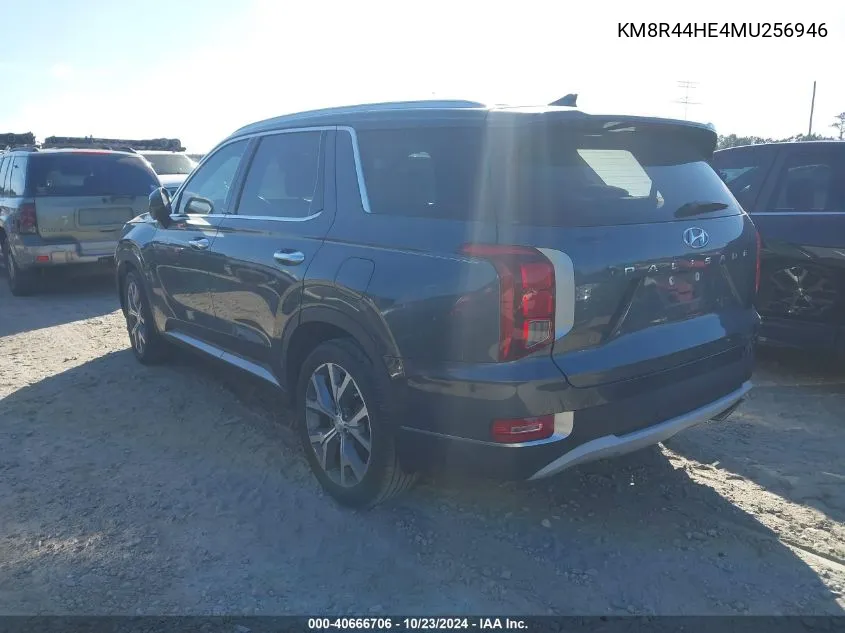 2021 Hyundai Palisade Sel VIN: KM8R44HE4MU256946 Lot: 40666706