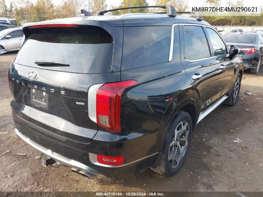 2021 Hyundai Palisade Calligraphy VIN: KM8R7DHE4MU290621 Lot: 40710184