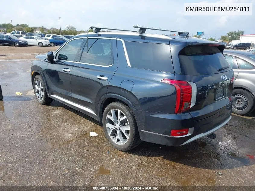 2021 Hyundai Palisade Limited VIN: KM8R5DHE8MU254811 Lot: 40735994