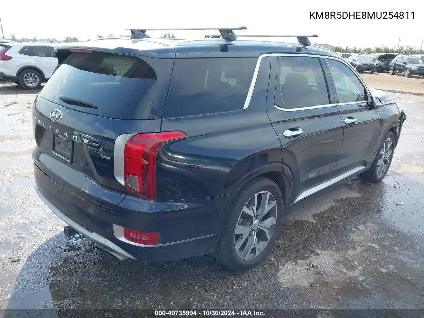 2021 Hyundai Palisade Limited VIN: KM8R5DHE8MU254811 Lot: 40735994