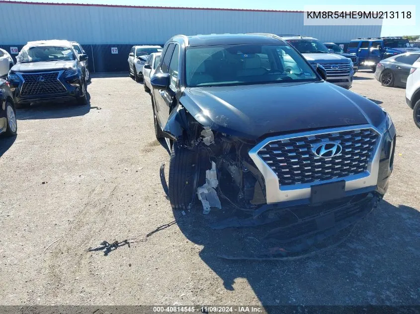 KM8R54HE9MU213118 2021 Hyundai Palisade Limited