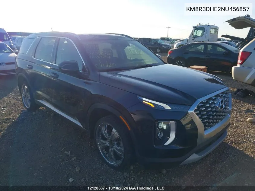 2022 Hyundai Palisade Preferred VIN: KM8R3DHE2NU456857 Lot: 12120587