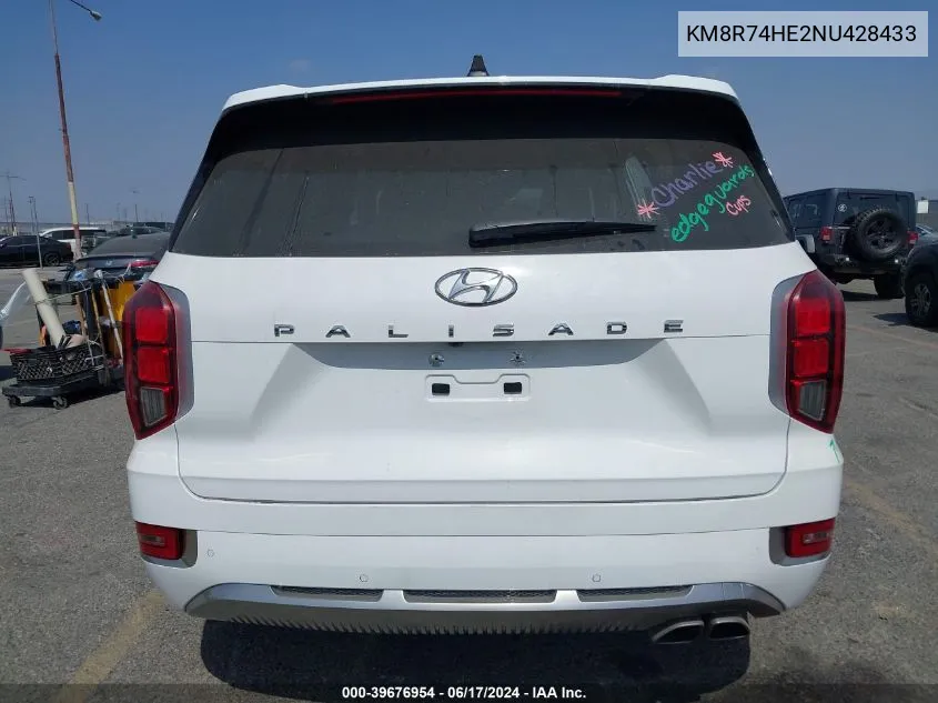 KM8R74HE2NU428433 2022 Hyundai Palisade Calligraphy