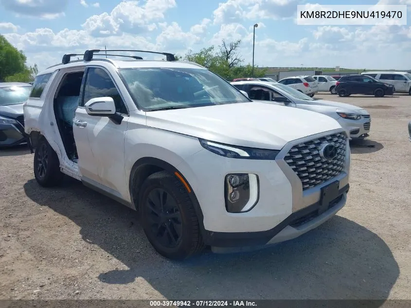 KM8R2DHE9NU419470 2022 Hyundai Palisade Sel