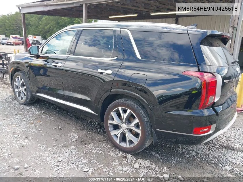 KM8R54HE9NU425518 2022 Hyundai Palisade Limited