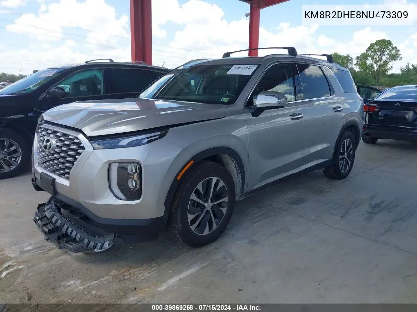 2022 Hyundai Palisade Sel VIN: KM8R2DHE8NU473309 Lot: 39869268