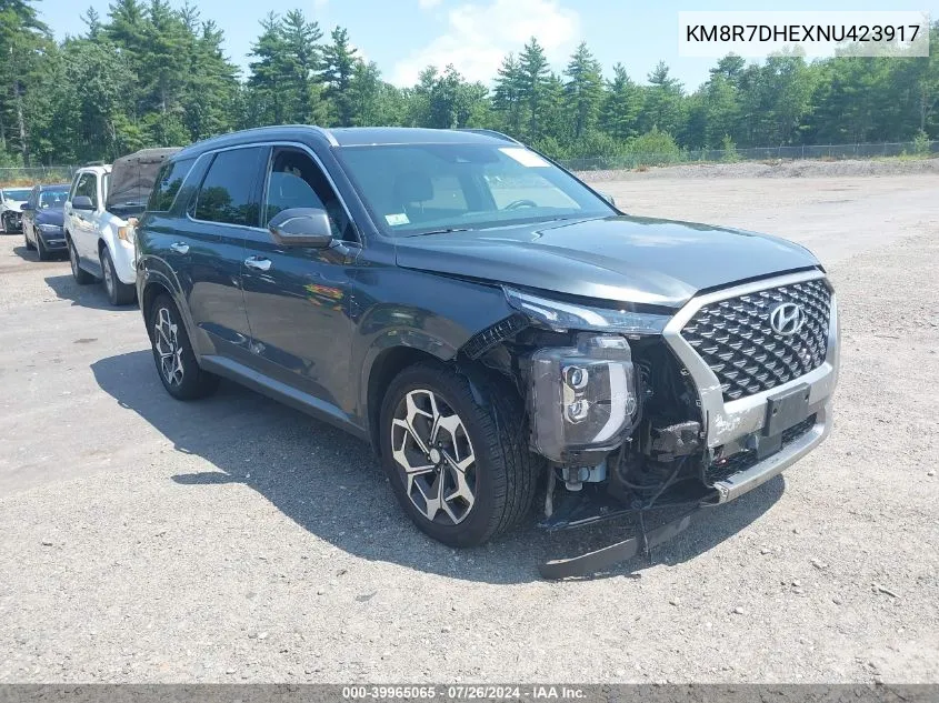 2022 Hyundai Palisade Calligraphy VIN: KM8R7DHEXNU423917 Lot: 39965065