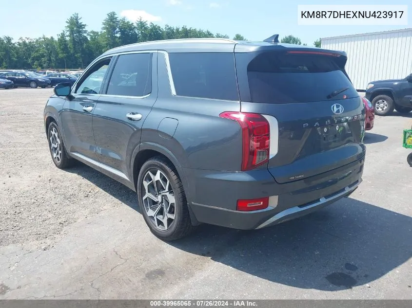 KM8R7DHEXNU423917 2022 Hyundai Palisade Calligraphy