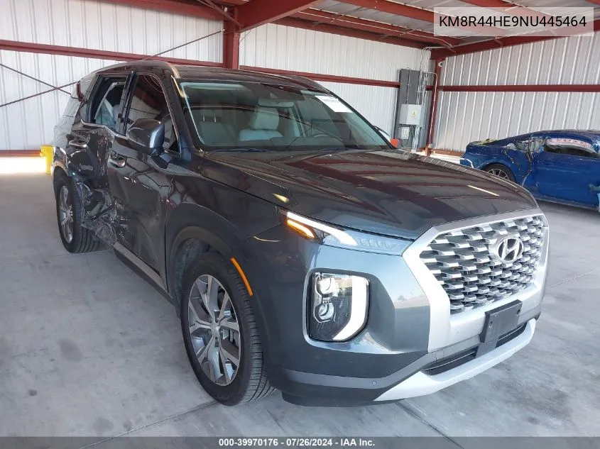 2022 Hyundai Palisade Sel VIN: KM8R44HE9NU445464 Lot: 39970176