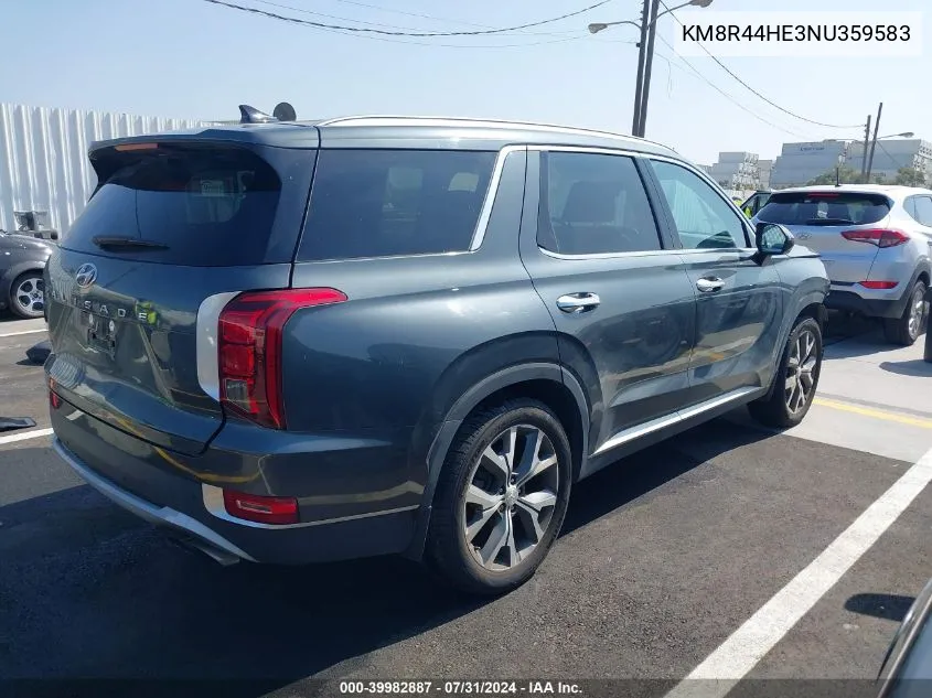 KM8R44HE3NU359583 2022 Hyundai Palisade Sel