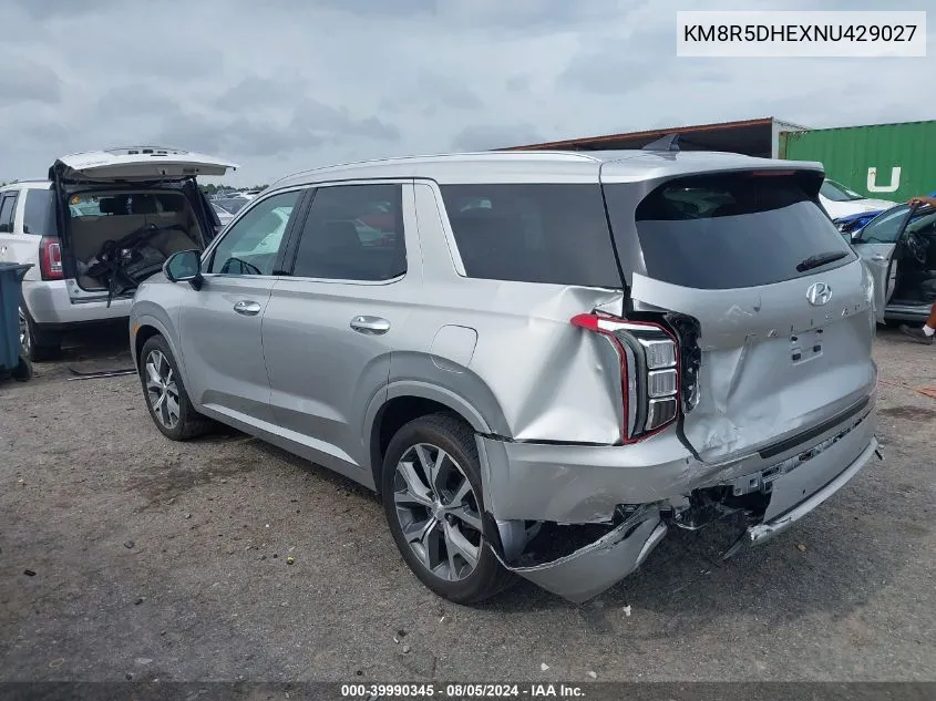 2022 Hyundai Palisade Limited VIN: KM8R5DHEXNU429027 Lot: 39990345