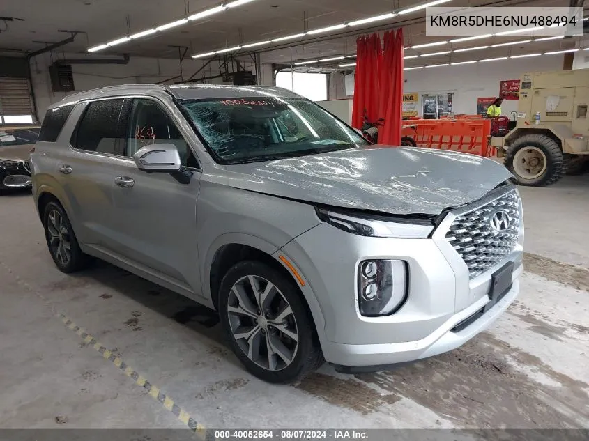 2022 Hyundai Palisade Limited VIN: KM8R5DHE6NU488494 Lot: 40052654