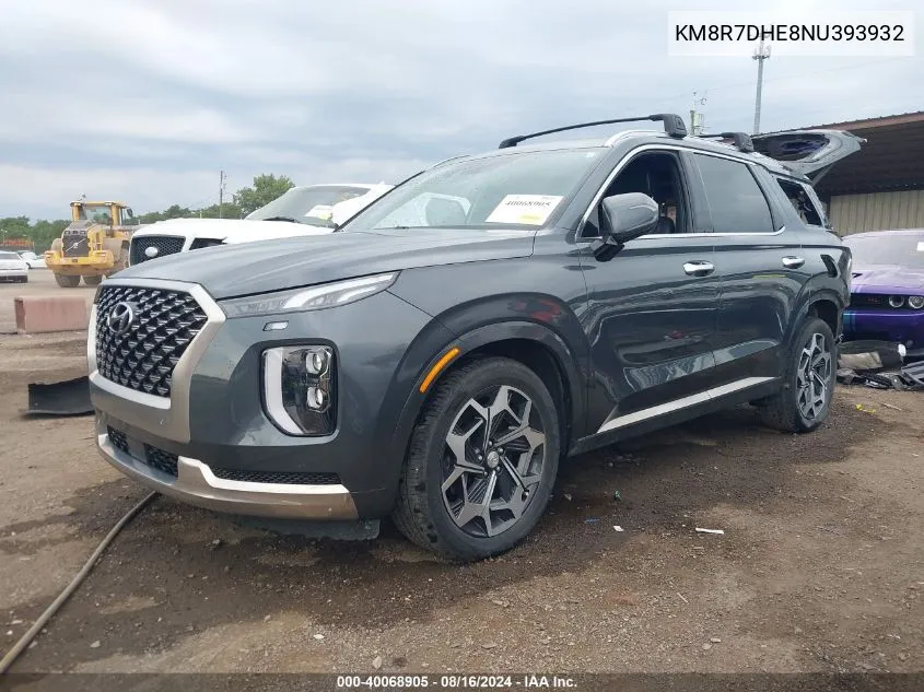 KM8R7DHE8NU393932 2022 Hyundai Palisade Calligraphy