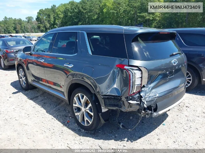 KM8R44HE9NU473409 2022 Hyundai Palisade Sel