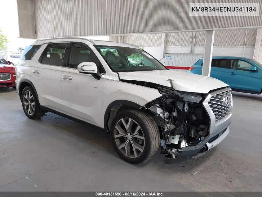 2022 Hyundai Palisade Sel VIN: KM8R34HE5NU341184 Lot: 40131590