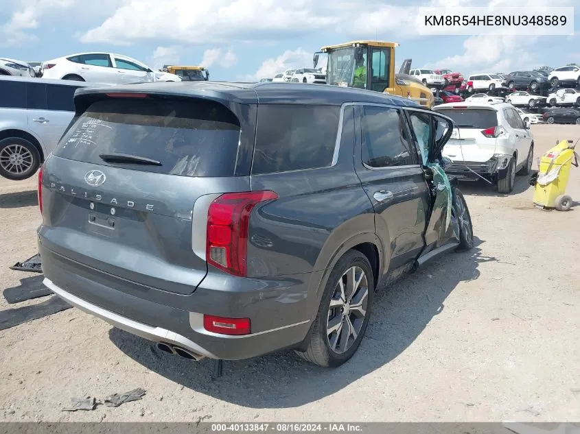 KM8R54HE8NU348589 2022 Hyundai Palisade Limited