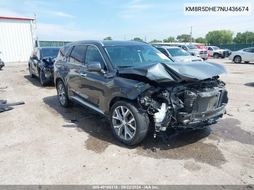 2022 Hyundai Palisade Limited VIN: KM8R5DHE7NU436674 Lot: 40168318