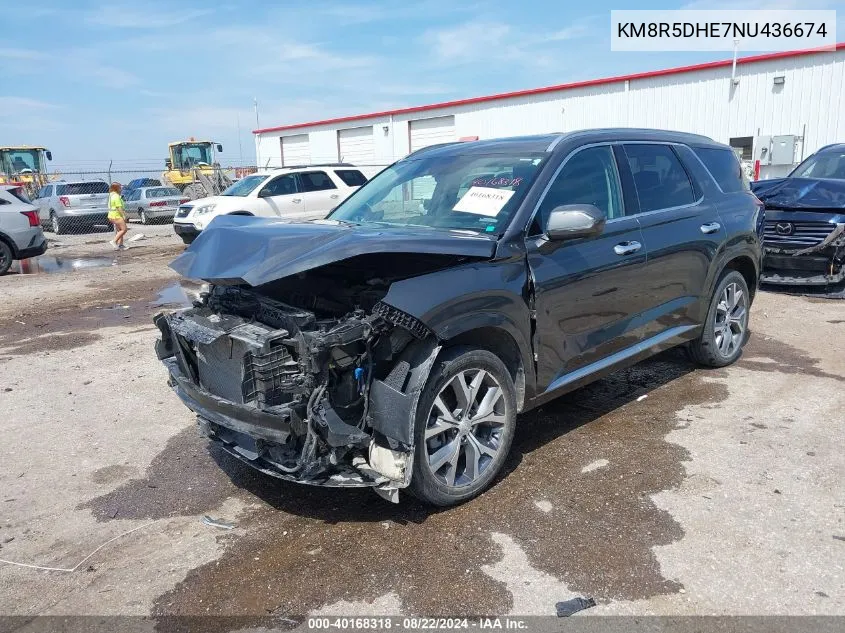 KM8R5DHE7NU436674 2022 Hyundai Palisade Limited