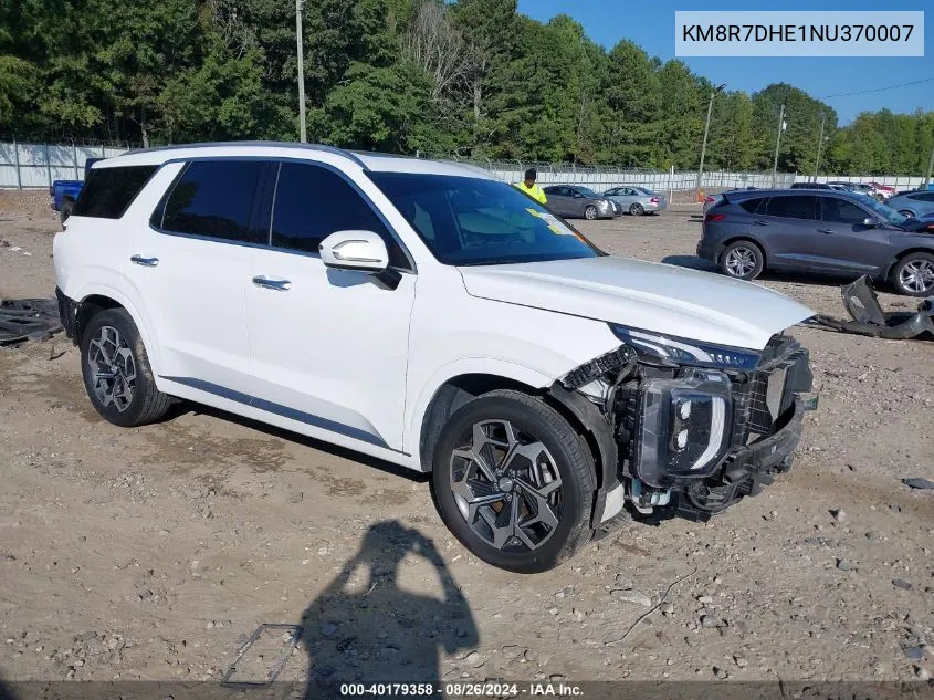 KM8R7DHE1NU370007 2022 Hyundai Palisade Calligraphy