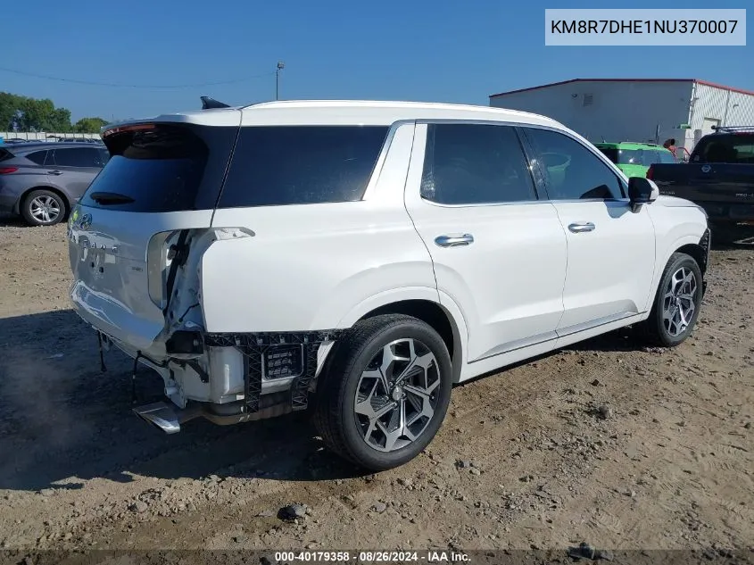 KM8R7DHE1NU370007 2022 Hyundai Palisade Calligraphy